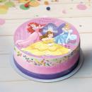Essbarer Tortenaufleger "Disney PRINZESSIN" 20 cm